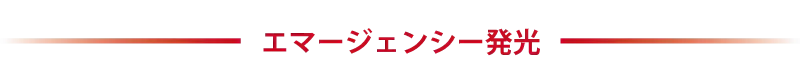 エマージェンシー発光