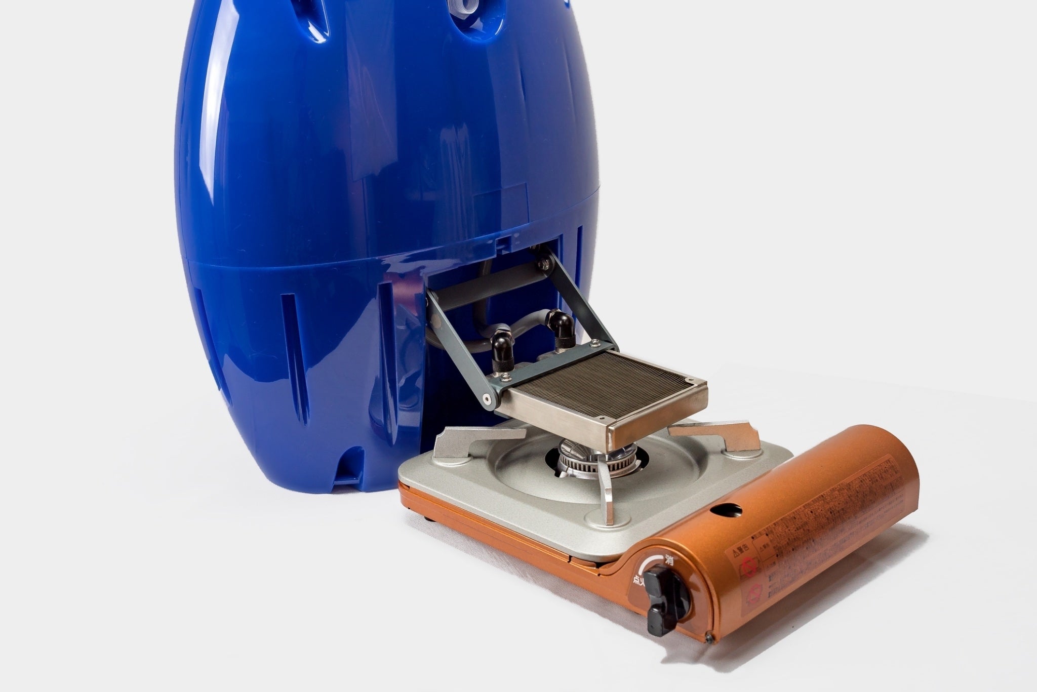 新品未使用 ポータブル給湯器 25L キャンプ 防災 PSE アメリカでの特許取得！アウトドアでも温かいシャワーを「ポータブル