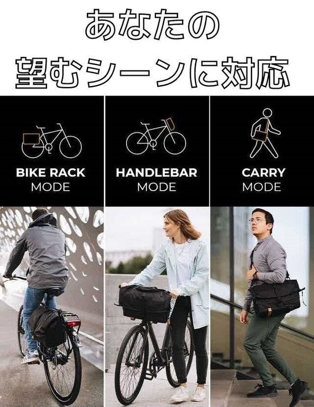 自転車に装着！サイクリングが快適になる機能とデザインを備えた