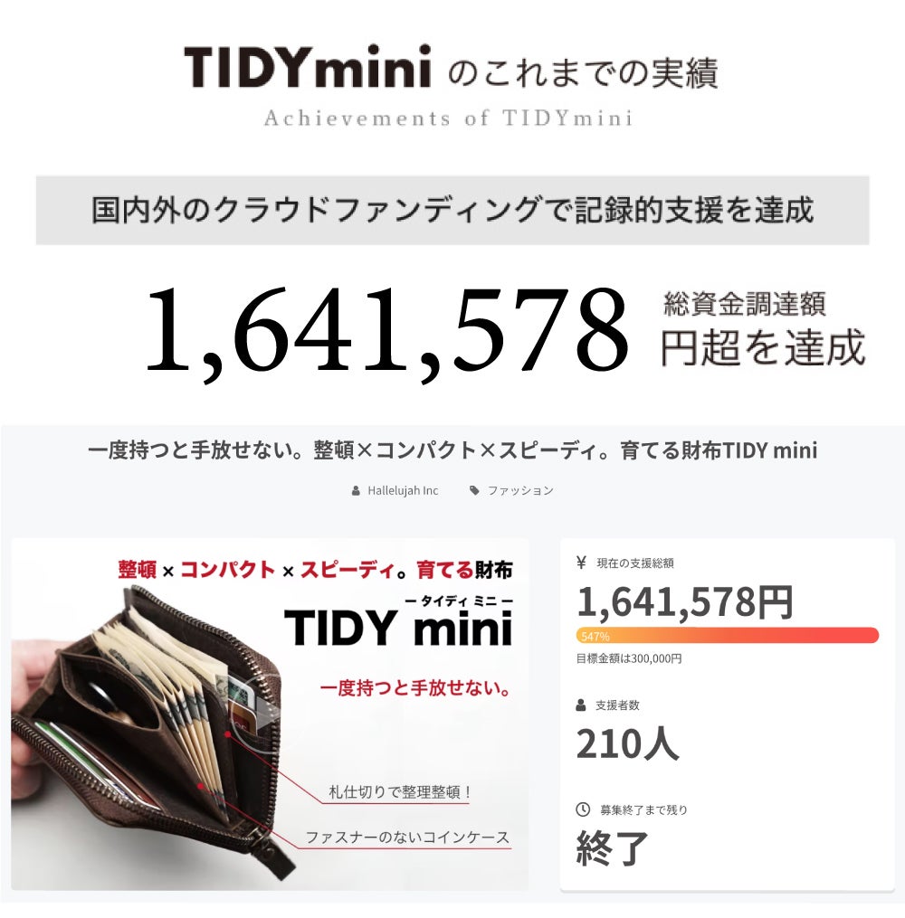 手のひらサイズの整理整頓革財布。手放せない、さらに小さくなったTIDY