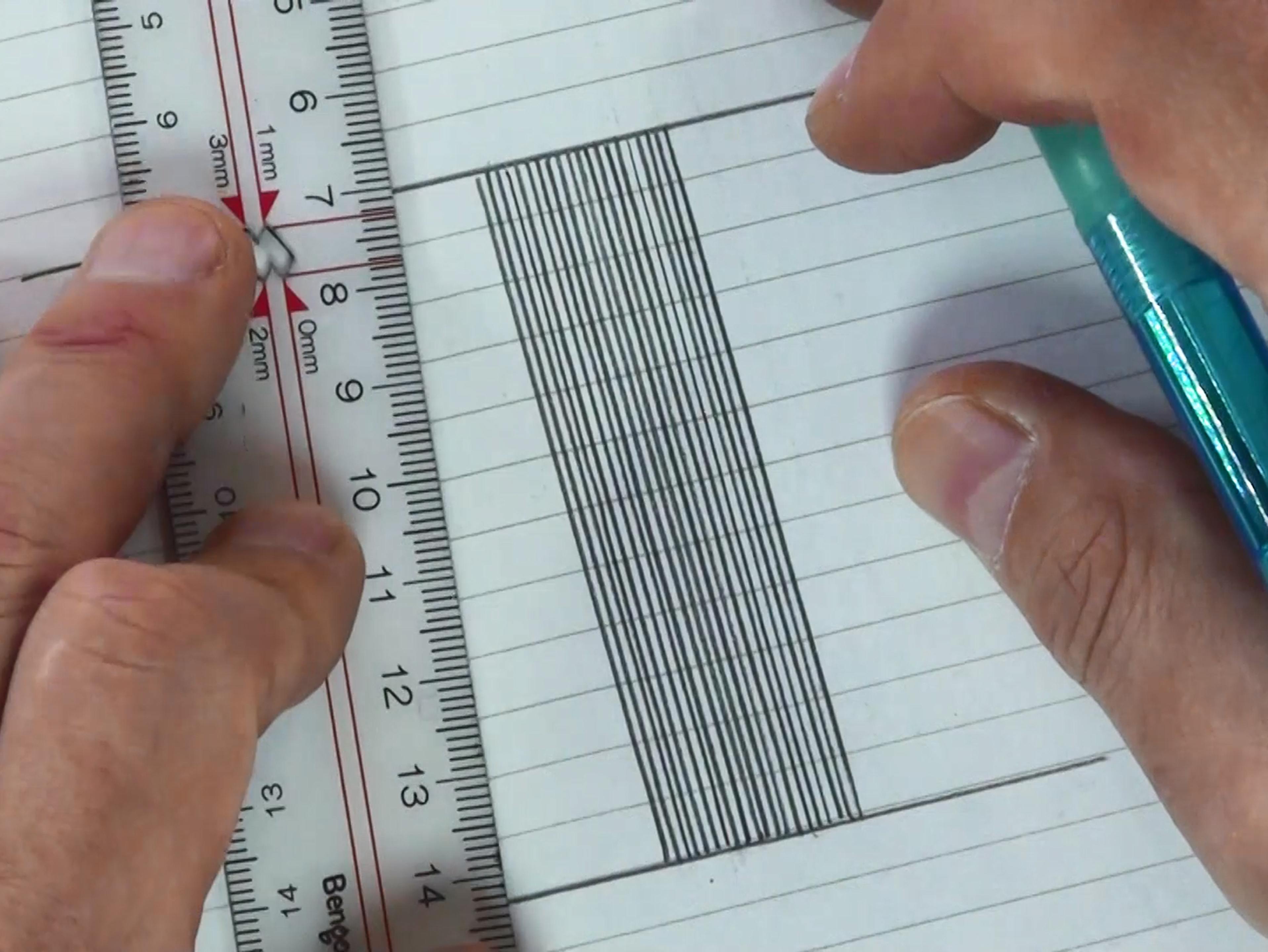 らくらく線引き定規 絶対等間スライダー Campfire キャンプファイヤー らくらく線引き定規 絶対等間スライダー Campfire キャンプファイヤー