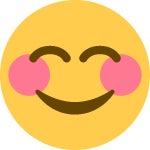 目が笑っている笑顔