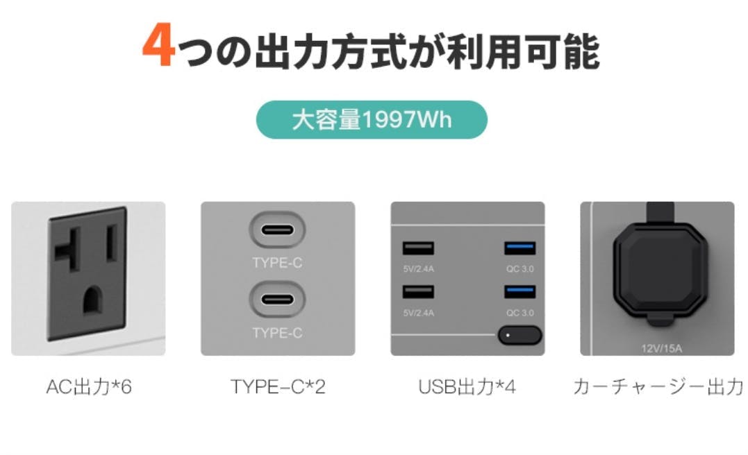 国内送料無料国内送料無料災害時✨キャンプ✨新品大容量ポータブル電源