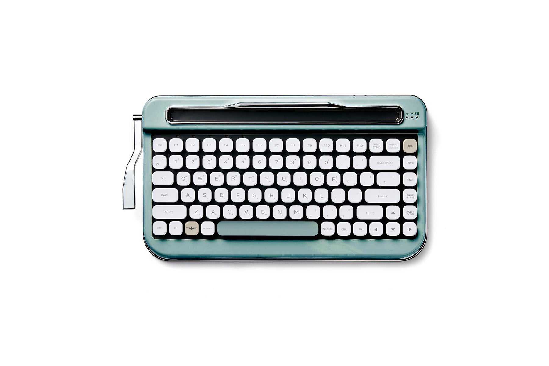 ミントチョコを思わせるタイプライターワイヤレスキーボード「PENNA