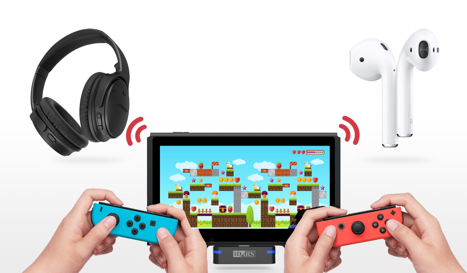 これが欲しい!Nintendo Switch™ダブルワイヤレス送信装置開発中