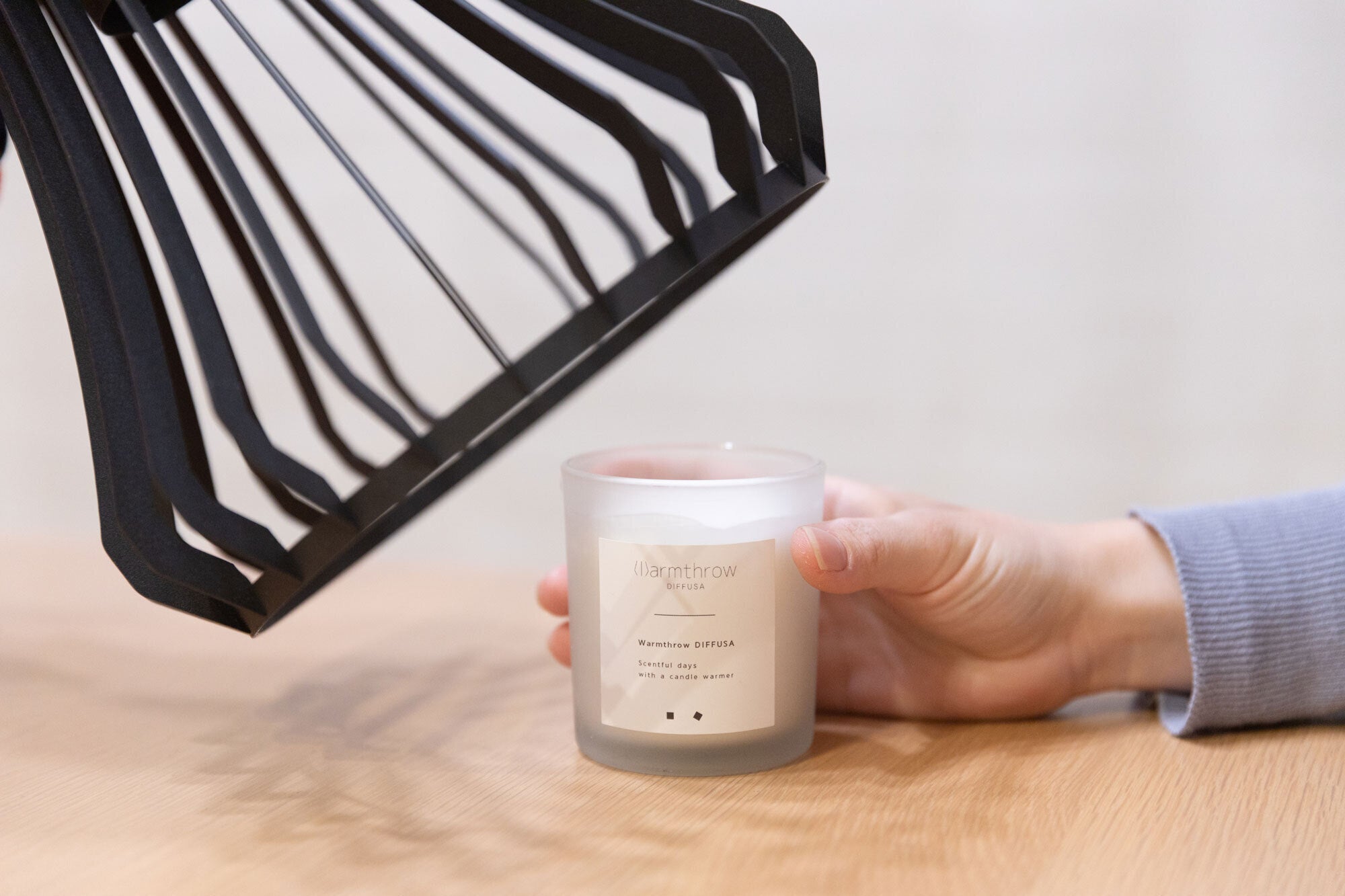 火を使わないキャンドルウォーマー 『 Warmthrow DIFFUSA