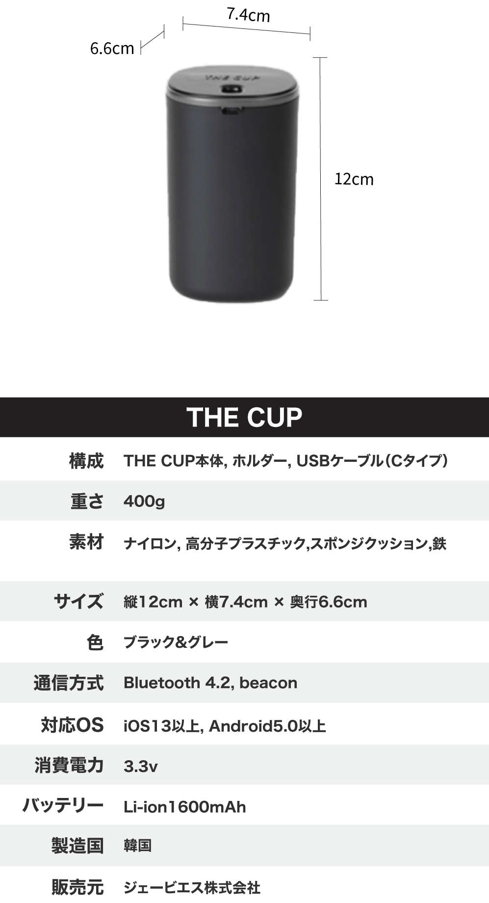 次世代キー THE CUP 車のスマートキーをデジタルキーに変える！