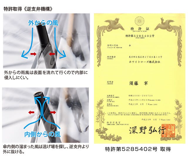 宮内庁御用達!気品を感じる「ワンタッチ木棒透明ジャンプ傘」!