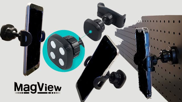 マグネットでしっかり固定!おすすめスマホホルダー「MagView」