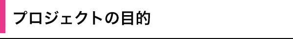 プロジェクトの目的