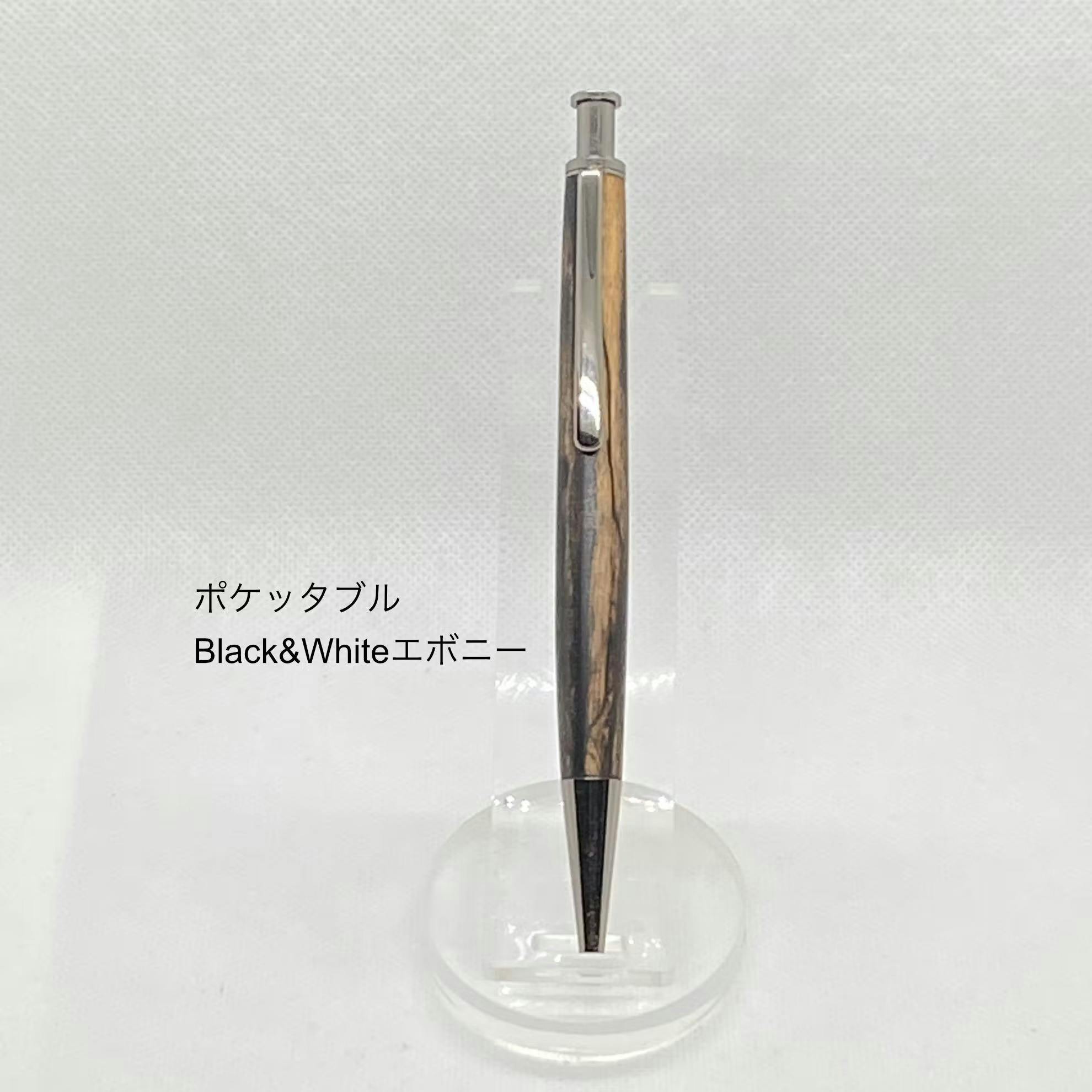 ギャツビー極太ノック式ボールペン 木軸ブライヤー