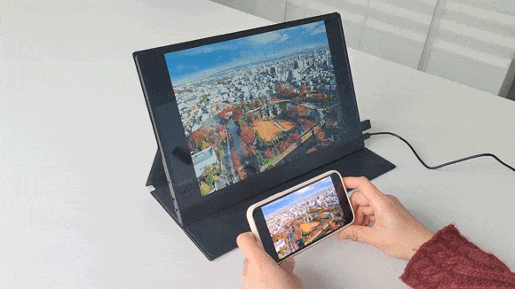 動作確認のみ】XOWIN X2 モバイルモニター 15インチ タッチ操作