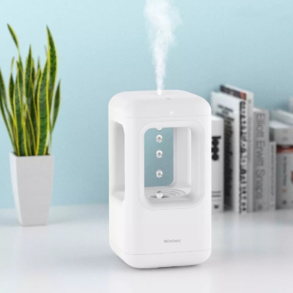 不思議な半重力ウォータードロップ加湿器(ホワイト) 反重力ウォータードロップ加湿器 - CAMPFIRE (キャンプファイヤー)
