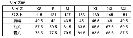 サイズ表