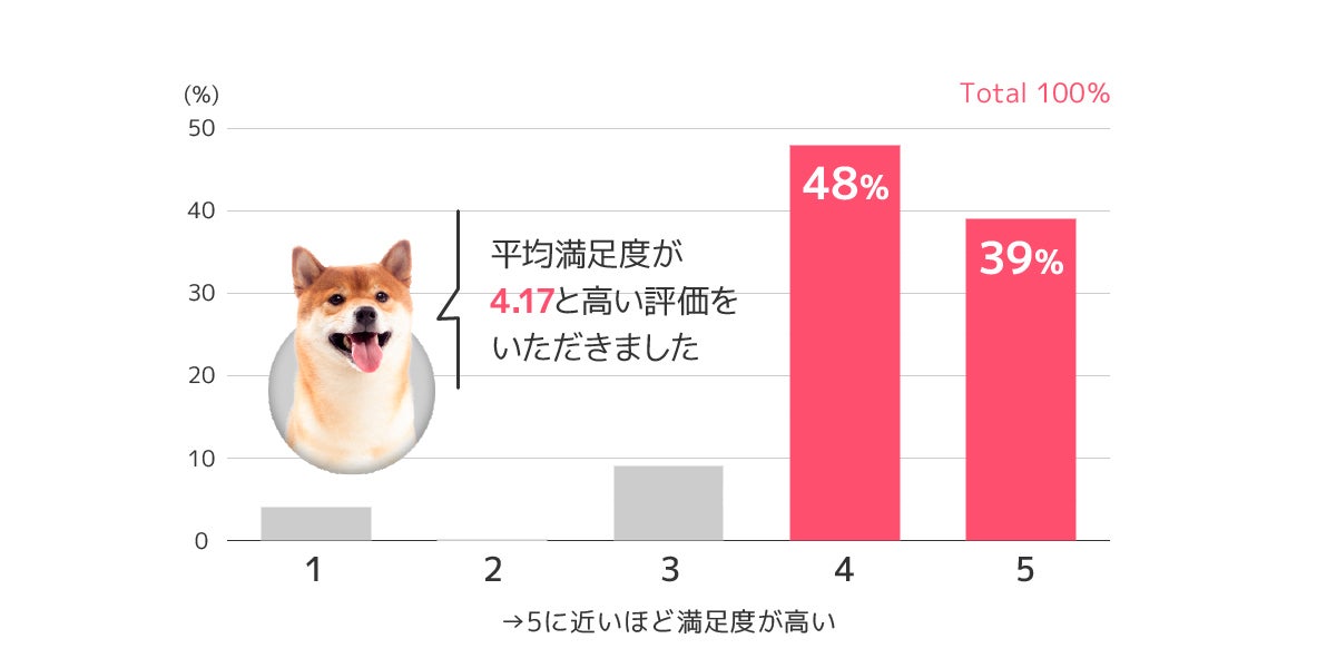満足度（5段階評価）