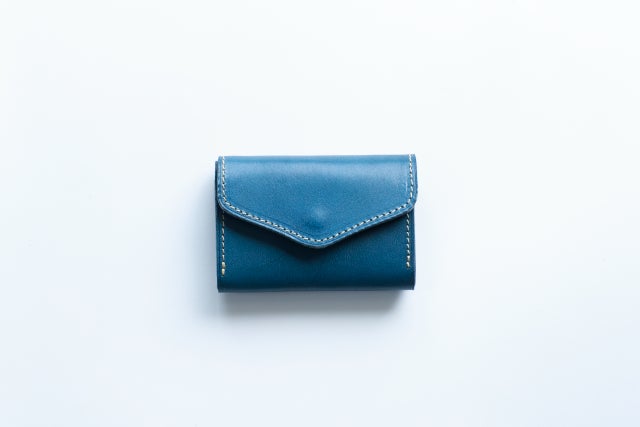新進工房 Care ネイビー レザー ミニ財布 新品 【公式通販】 新進工房 Care ネイビー レザー ミニ財布 新品 【公式通販】