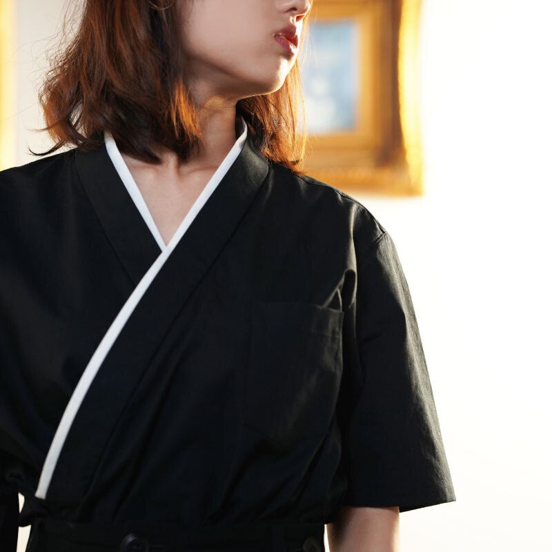 忙しくても着物スタイルを】重ね衿で魅せる和モードなkimonoシャツ