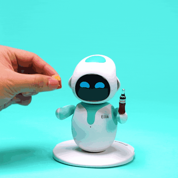 Eilik（アイリック） 小さな卓上コンパニオンロボット - キャラクター玩具
