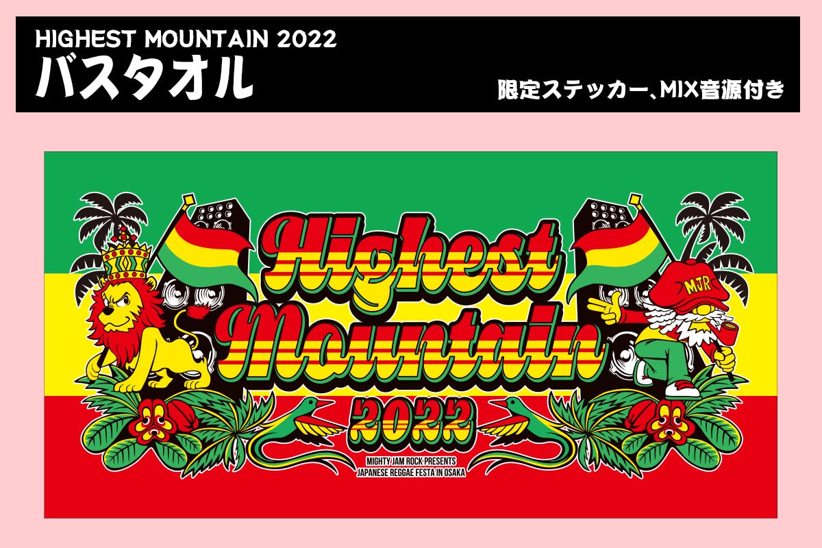 ハイエストマウンテン ライブタオル highest mountain - ミュージシャン