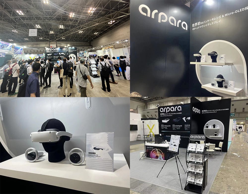 世界初！OLEDディスプレイ×フルワイヤレスVR「arpara™ AIO 5K」