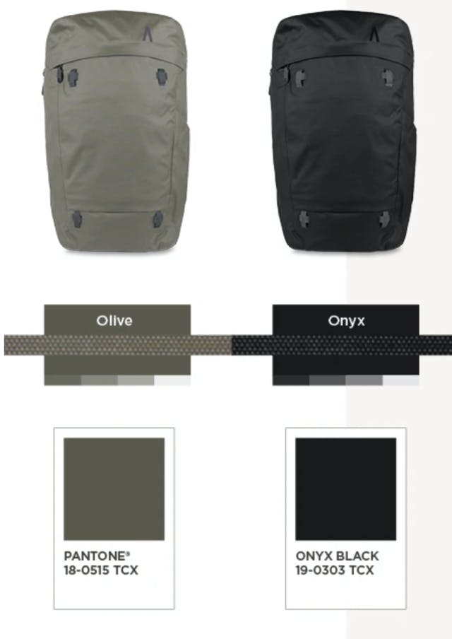 Arrisシリーズのバックパック 13点一式、新品、未使用、タグ付き、Onyx 