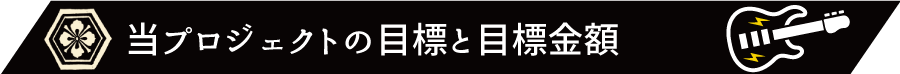 当プロジェクトの目標と目標金額