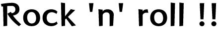 Rock 'n' roll