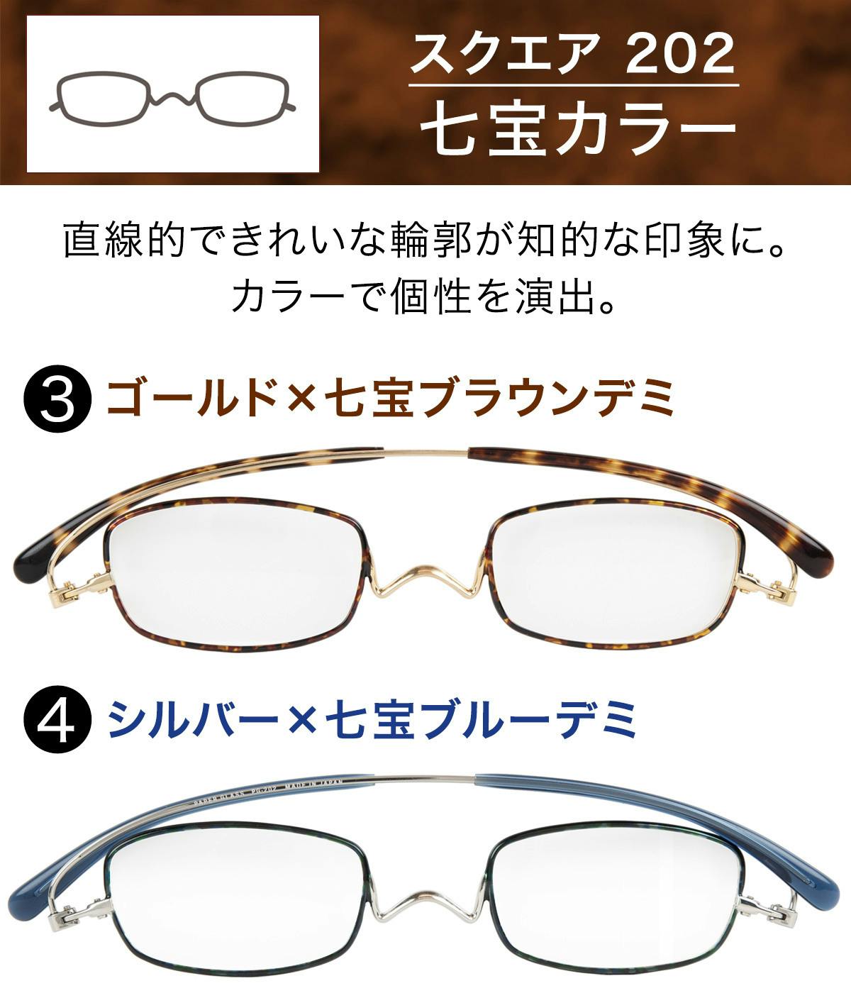 【人気の七宝・先行発売！】超薄型・老眼鏡！鯖江製メガネ『ペーパーグラス』
