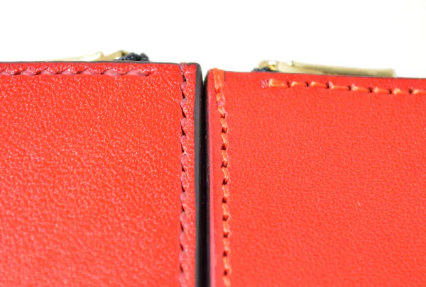 ミシン縫い　手縫い　並べて比較イメージ