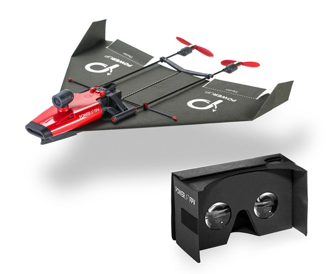 これが紙ヒコーキ！？カメラ搭載VRドローン「PowerUp FPV」& シンプルドローン「PowerUp 3.0」 - CAMPFIRE  (キャンプファイヤー)