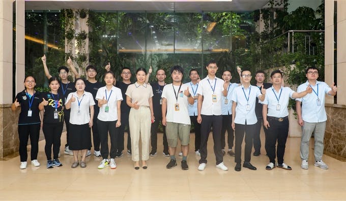 Nura team photo in Shenzhen, Guangdong, China