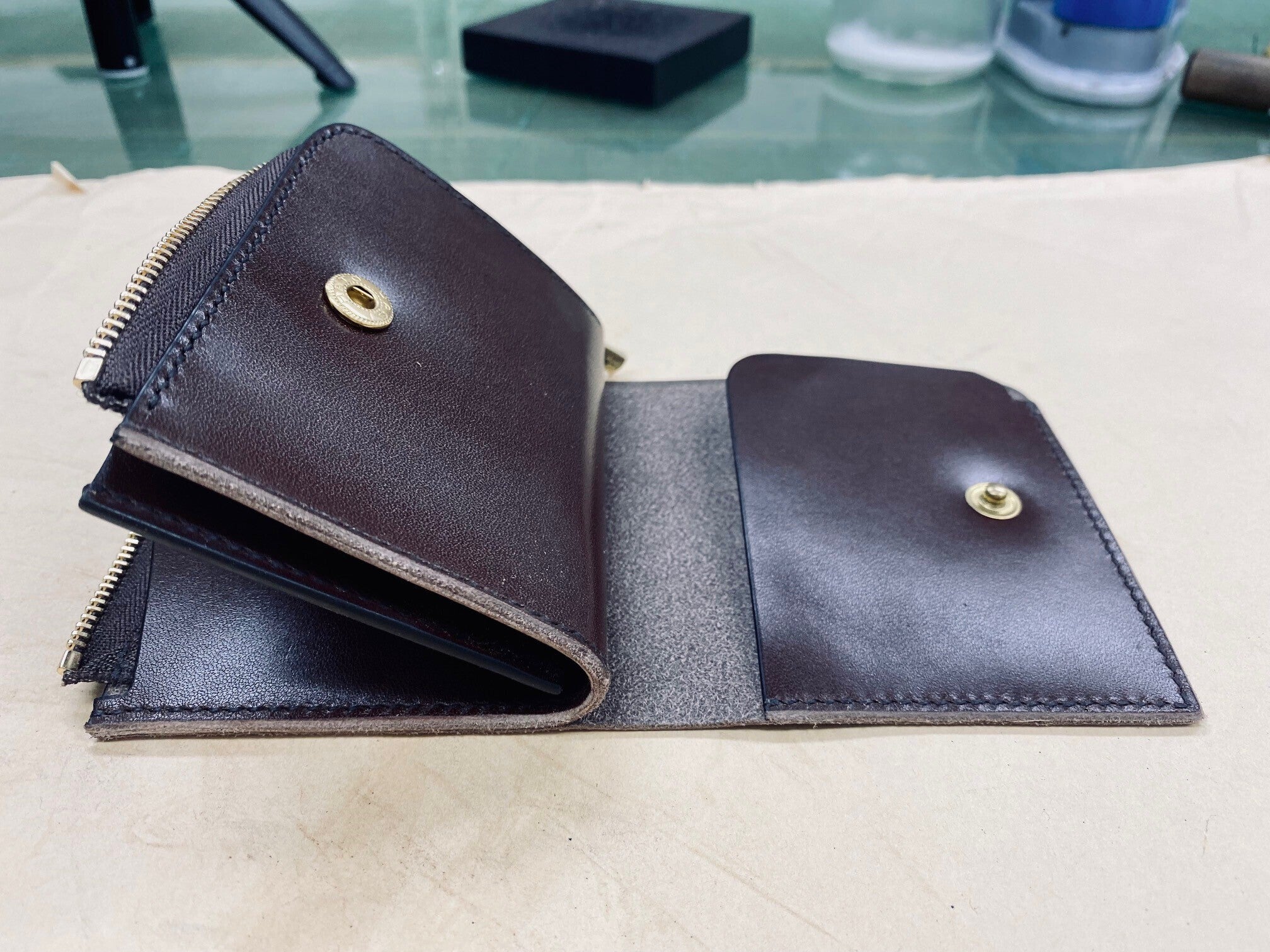 手縫い後の製品