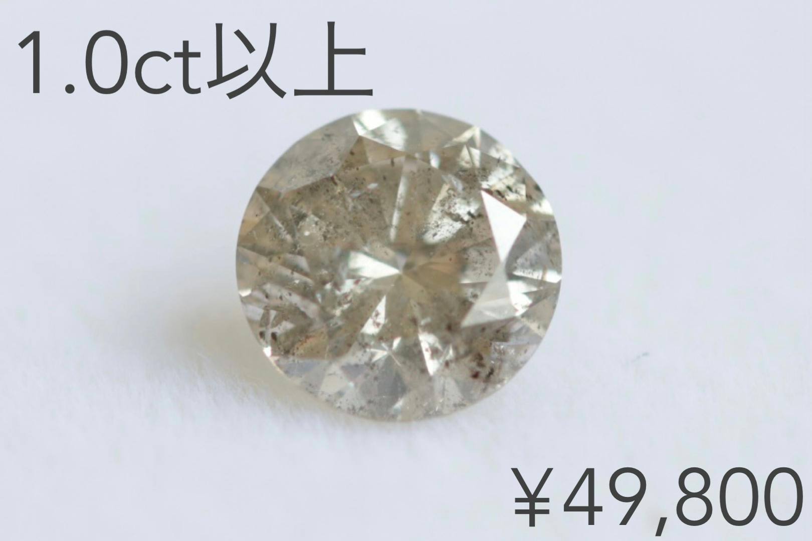 SALE 天然ダイヤモンド ルース0.197ct UNDERN I1 FAIRソーティング tdh