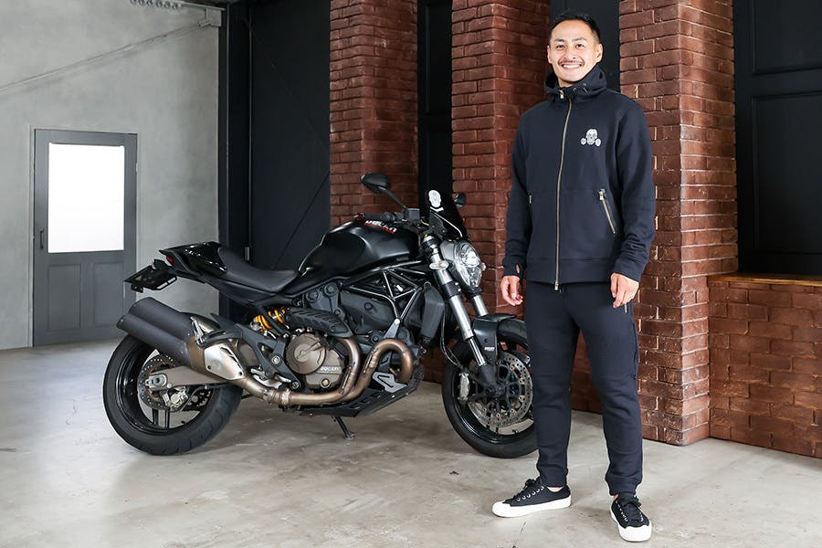 気軽にバイクに乗れる!プロテクターinCordura︎スウェットパーカー＆パンツ