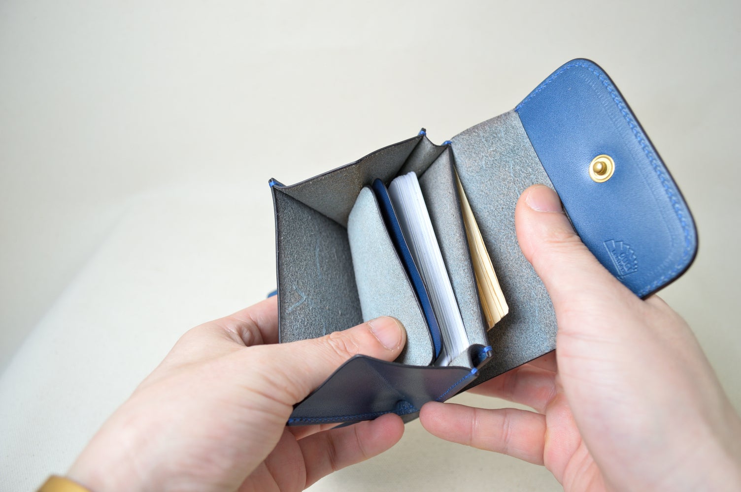 財布のレシート等を入れるフリースペースの画像