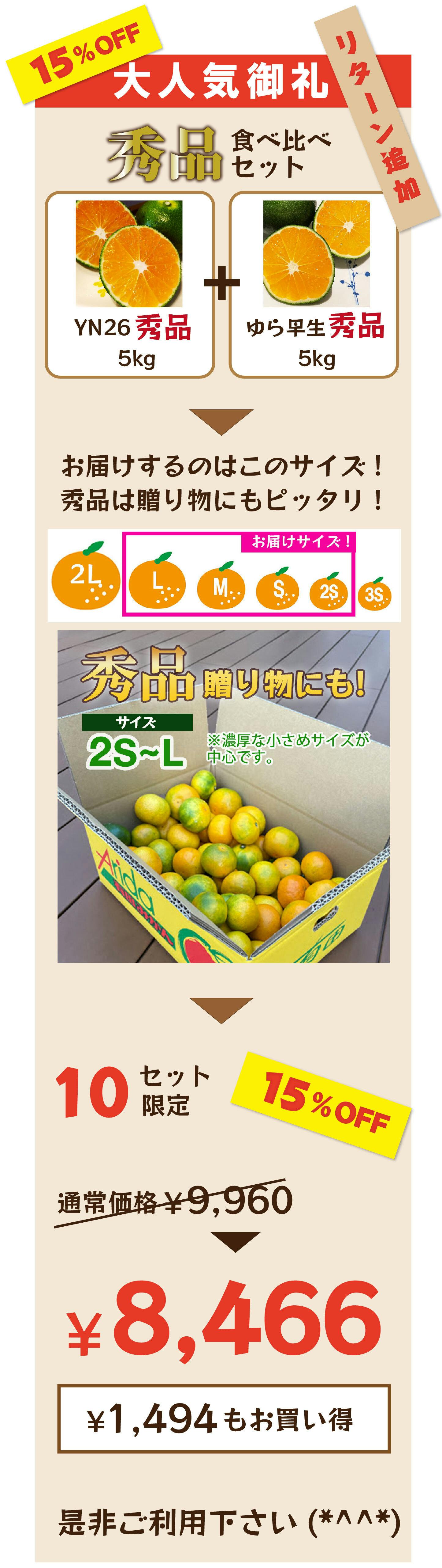 和歌山県産】みかんを絶やさない！個人農家支援&極早生みかん食べ比べ