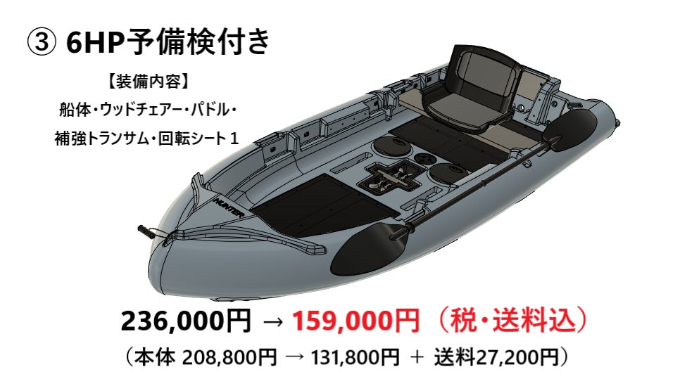 ハンターボートカヤック6馬力セット コメント一覧 - 【2024 HUNTER】日本から世界に発信するボート