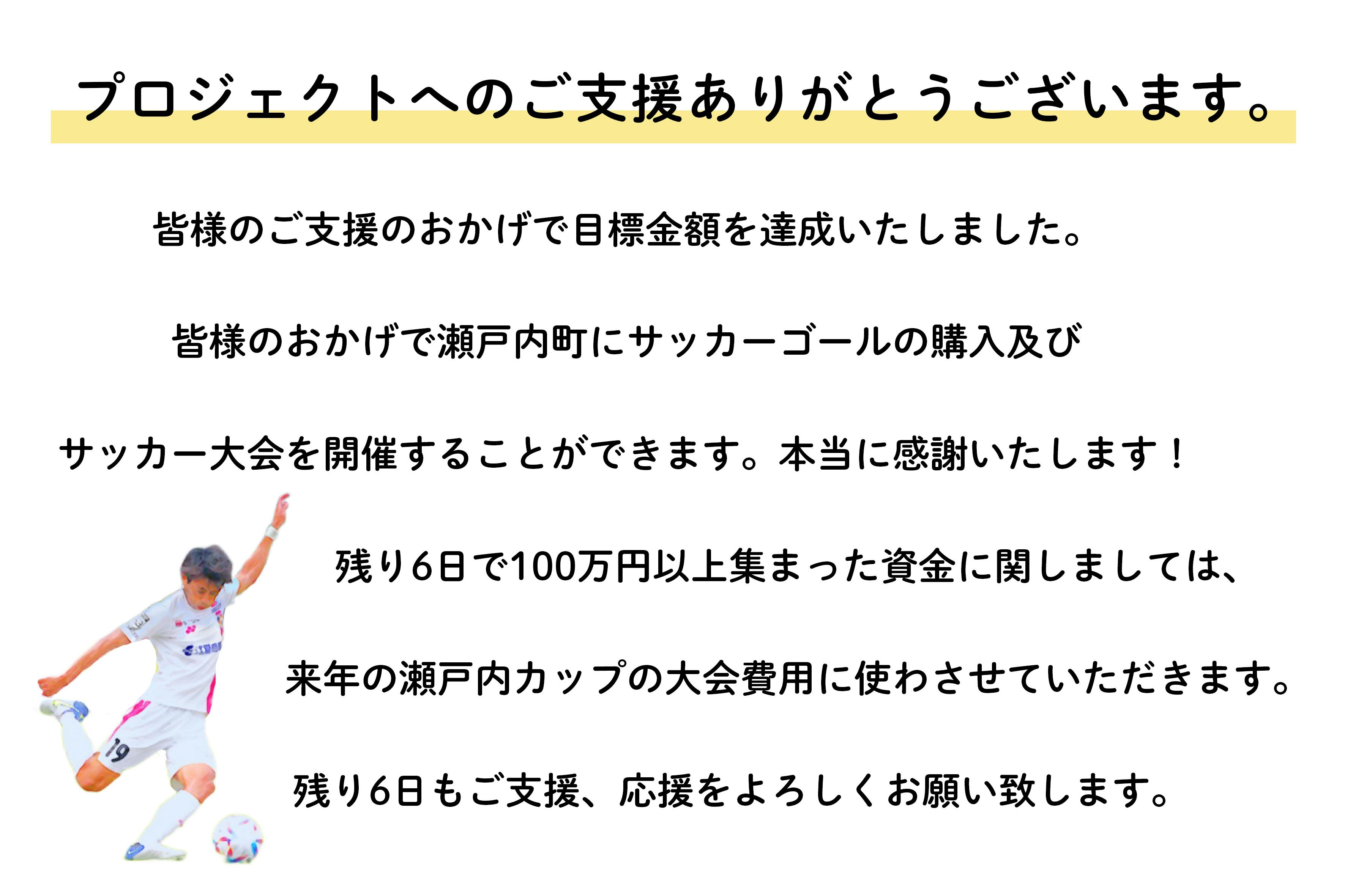 瀬戸内町の子どもたちのために 薗田卓馬がサッカー大会 瀬戸内カップ を開催したい Campfire キャンプファイヤー 瀬戸内町の子どもたちのために 薗田卓馬がサッカー大会 瀬戸内カップ を開催したい Campfire キャンプファイヤー