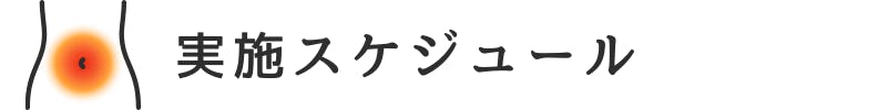 ◆実施スケジュール