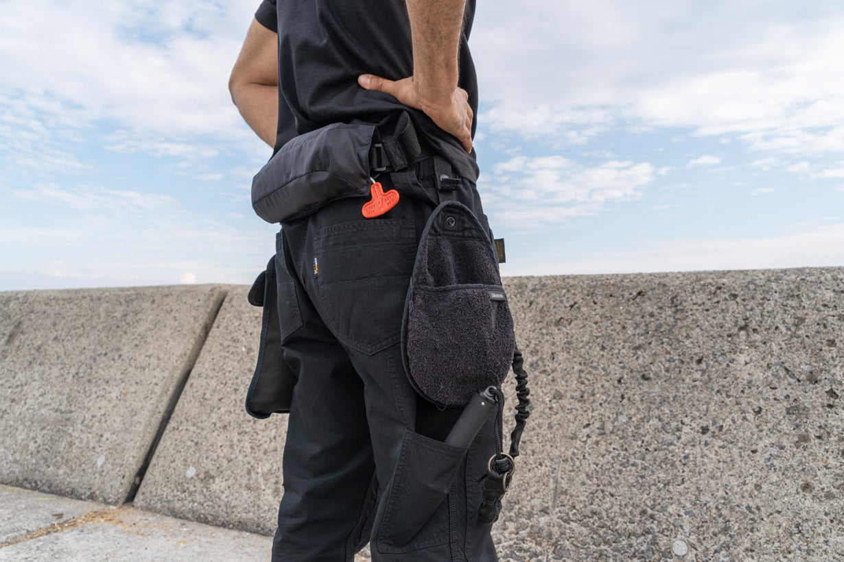 ※Fisherman's Workpants|HASU®(NTP)ブラック着用