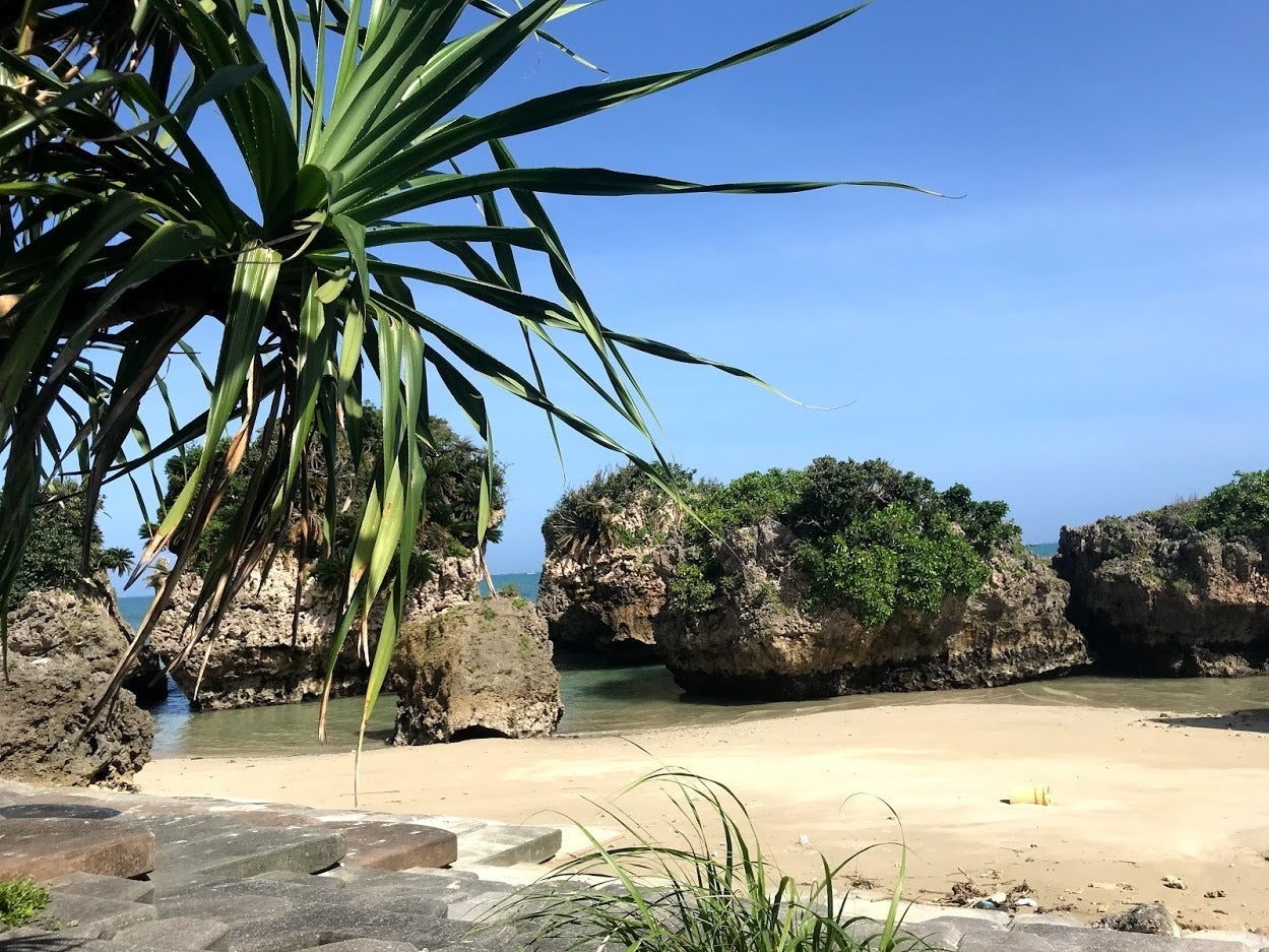 沖縄の南部の海岸