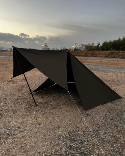 Tarp Shield』焚き火好きの為の難燃素材でできたタープシェルター - CAMPFIRE (キャンプファイヤー)