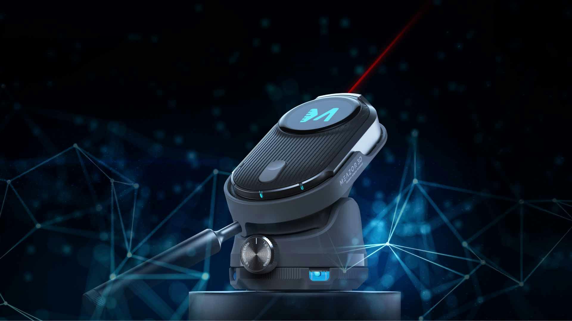 お部屋や空間を3D採寸できるたった97gのレーザーメジャー「MEAZOR 3D