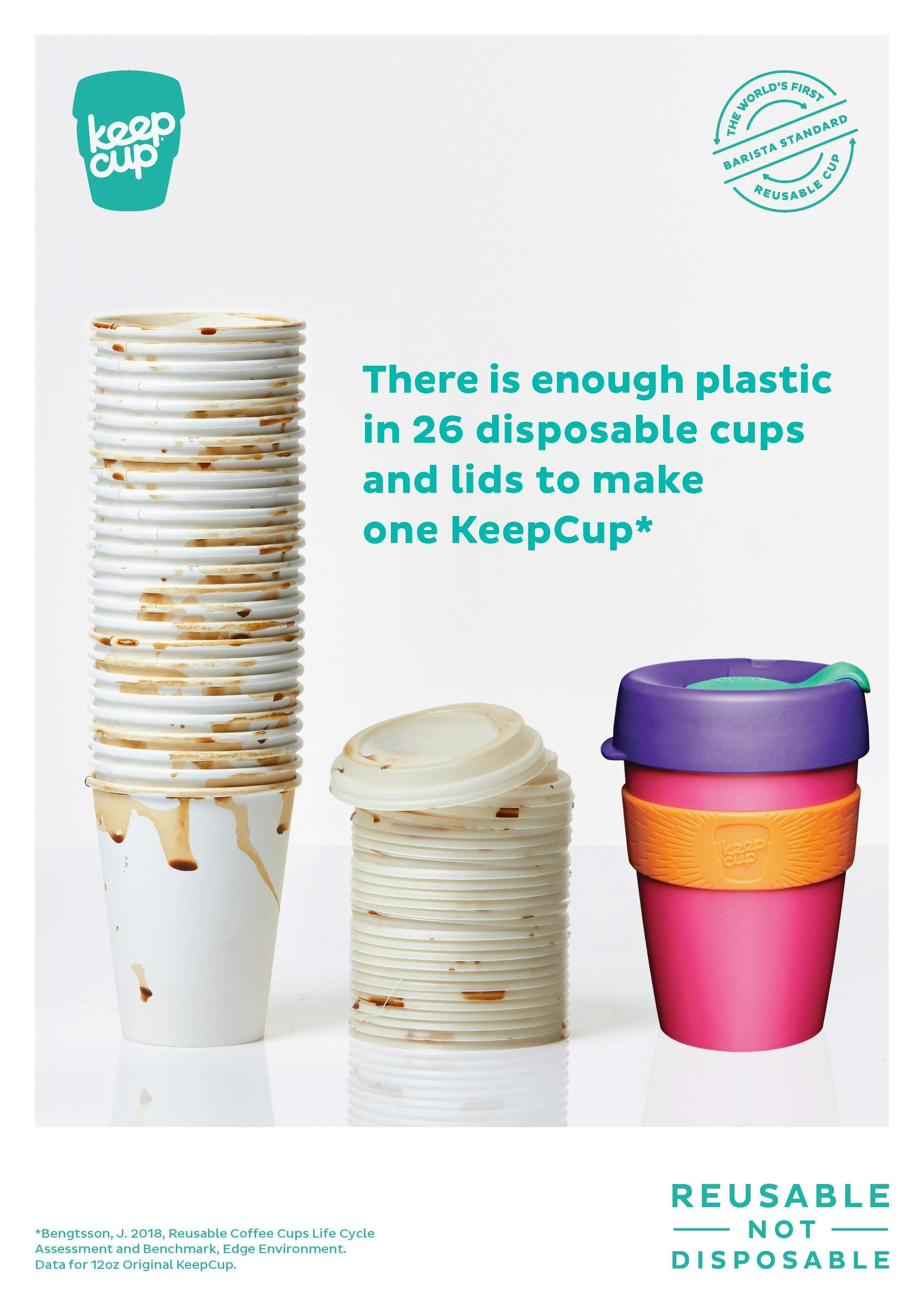 海外グッドデザイン賞：カップ⇄ボトル1本2役 KeepCup Helix Kit CAMPFIRE (キャンプファイヤー)