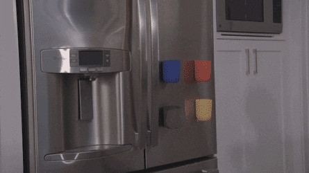 コップの散らかり解消 冷蔵庫の扉に貼れるマグネット付きコップ Campfire キャンプファイヤー コップの散らかり解消 冷蔵庫の扉に貼れるマグネット付きコップ Campfire キャンプファイヤー