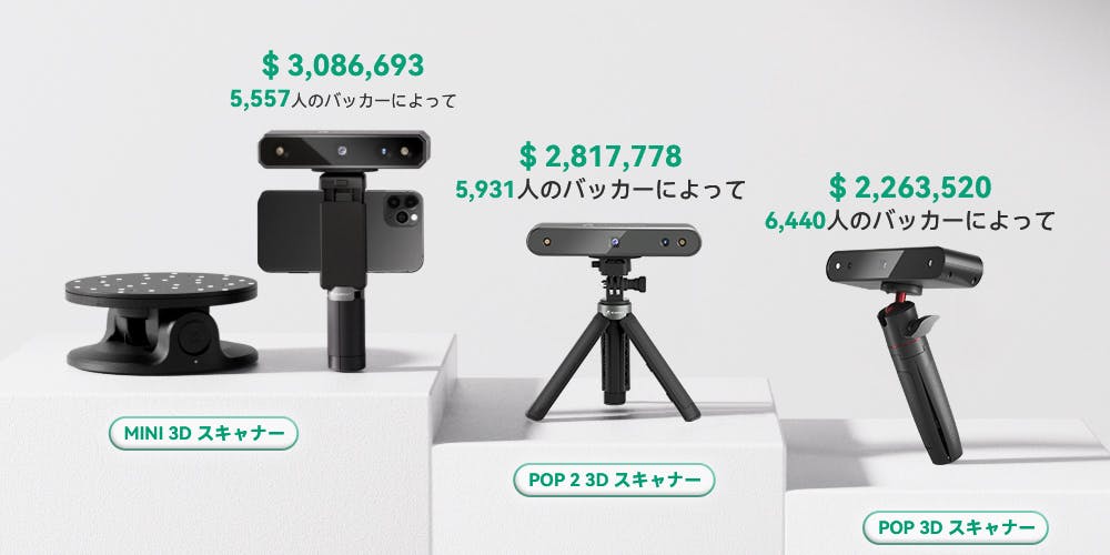 ご回答ありがとうございますREVOPOINT 3D RANGE