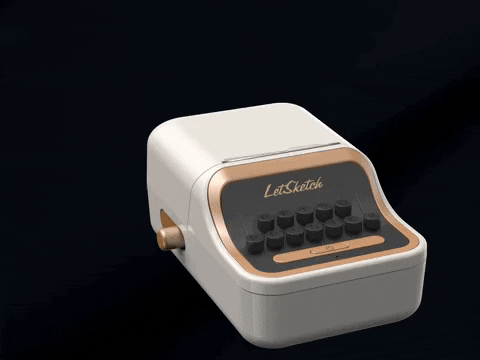 レトロ文具】300dpi高解像度。 小型モバイルプリンター 新色登場