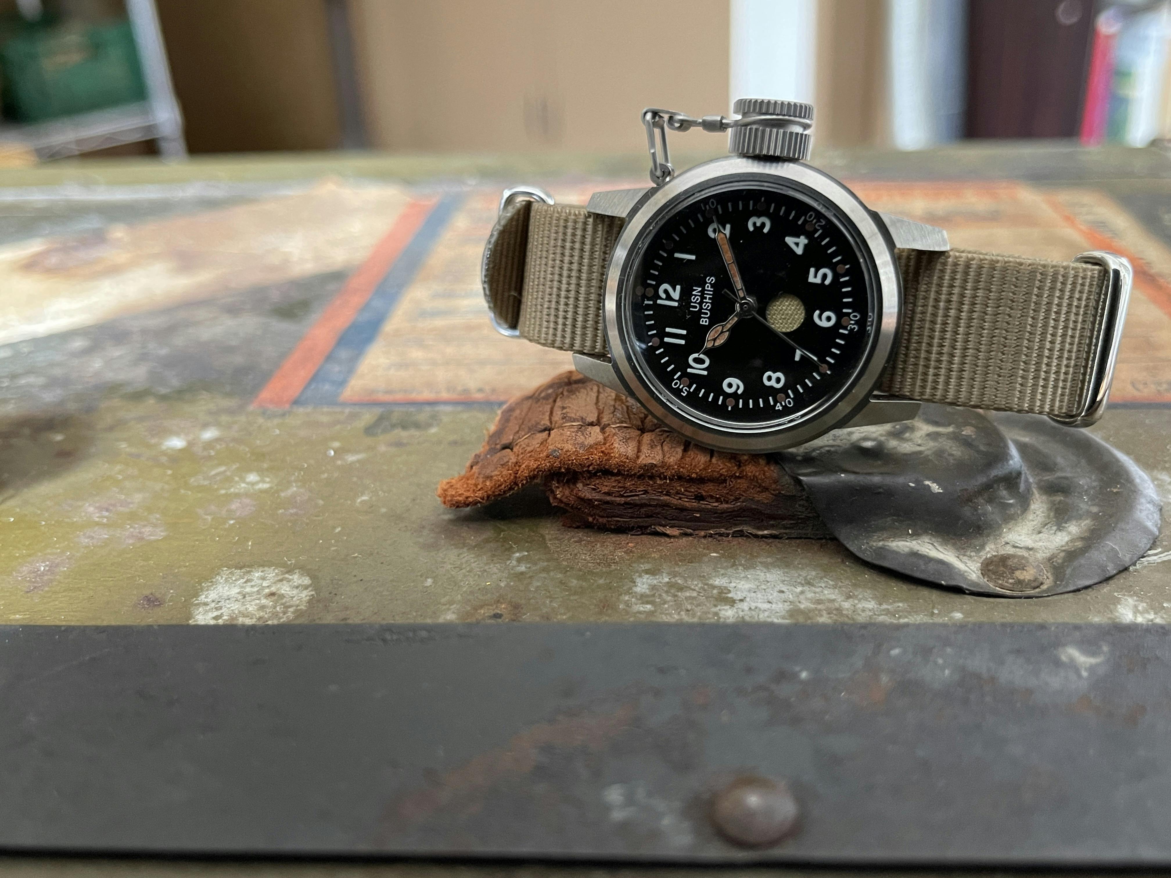 1940年代の名作USミリタリーウォッチを2種復刻：Buships Watch 
