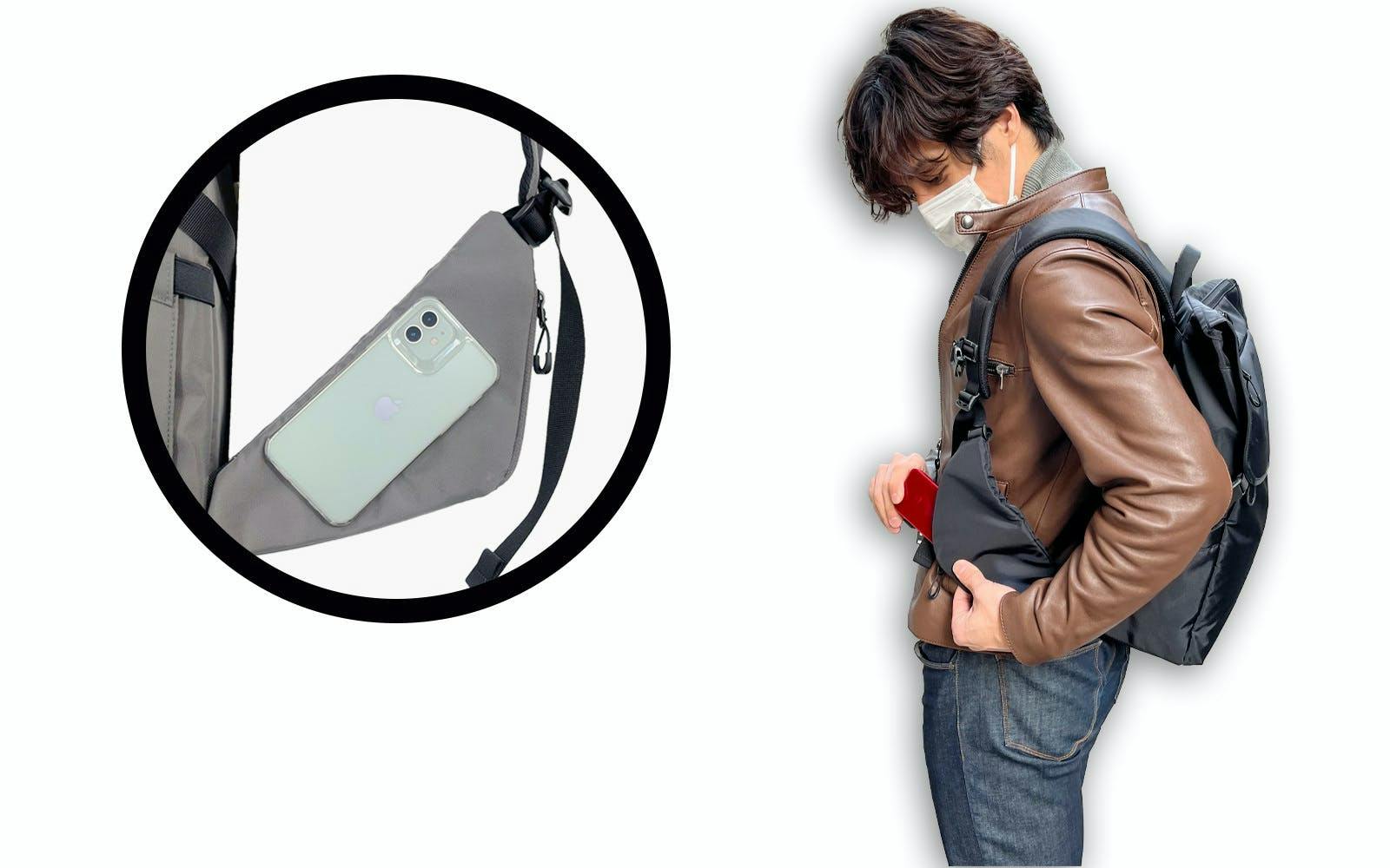 背負ったままでラクラク出し入れ！両翼ポケットリュック WINGSACK２ CAMPFIRE (キャンプファイヤー)
