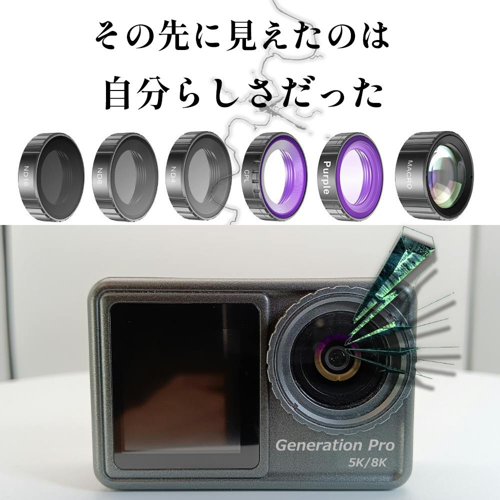 generation pro 5K アクションカメラ - デジタルカメラ
